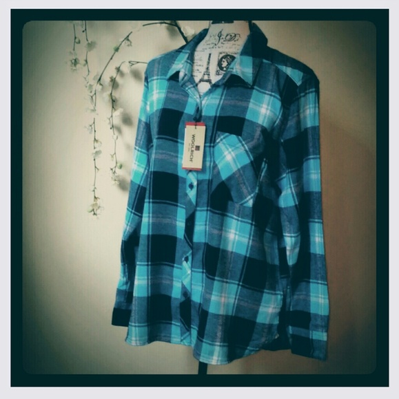 Woolrich Tops - NWT Woolrich Cotton Flannel Button Down Shirt